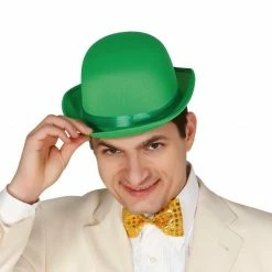Fiestas Guirca Green Bowler Hat St Patrick's Day Costumes