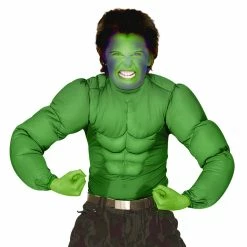 Widmann Green Muscle Top Child Superhero & Villiain