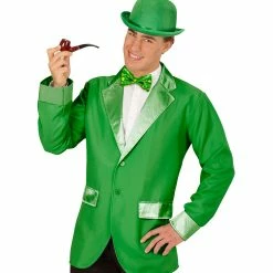 Widmann Green Satin St Patricks Day Bow Tie