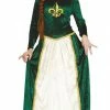 Fiestas Guirca Green Medieval Lady Dress Costume Medieval, Renaissance & Tudor Costumes