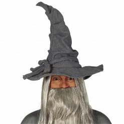 Fiestas Guirca Grey Wizard Hat Halloween Accessories