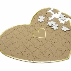 Partydecor Guest Book Heart Puzzle Wedding