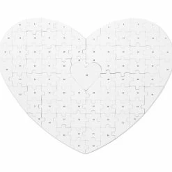 Partydecor Guest Book Heart Puzzle Wedding