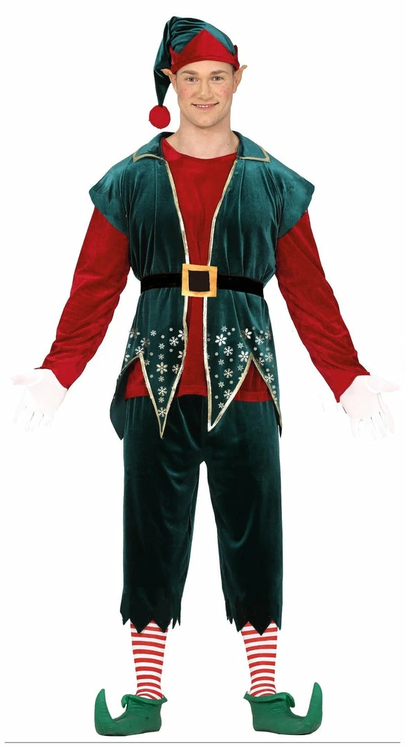 Fiestas Guirca Happy Elf Costume Men's