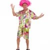 Widmann World Costumes Hawaiian Shirt And Shorts Costume Multicoloured