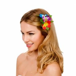 Wicked Hawaii Multi-coloured Flower Hair Clip Hawaiian Costumes