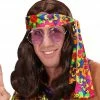 Widmann 1960's Hippie Dude Wig Brown