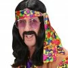 Widmann 1960's Hippie Dude Wig Black