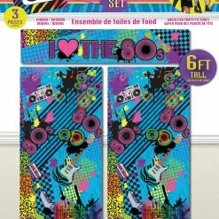 Bristol I Love The 80's Photo Backdrop 1980's