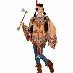 Wicked Western Costumes Native American Indian Poncho Costume