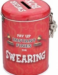 My Fancy Dress Instant Fines Pay Up Swearing Tin Funny Gifts