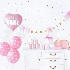 Partydecor Party Supplies It's A Girl Baby Shower Party Kit