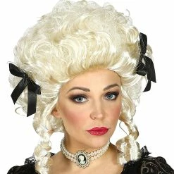 Widmann Ivory Colonial Woman Wig Historical Costumes