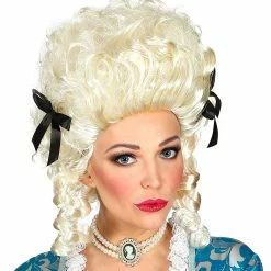 Widmann Ivory Colonial Woman Wig Historical Costumes