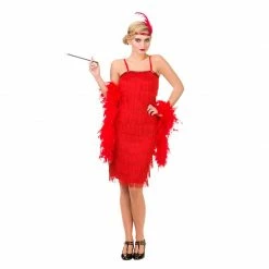 Wicked Jazzy Red Flapper Costume