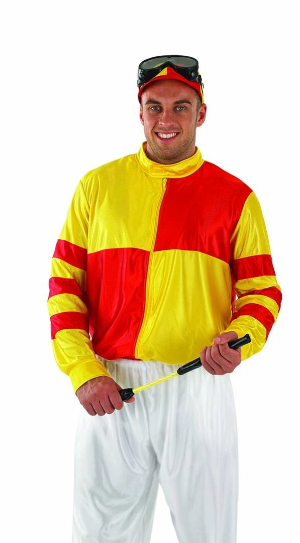 Funshack Jockey Costume Red And Yellow