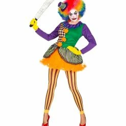 Widmann Jolly Joker Clown Costume Ladies