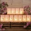Partydecor Just Married Candle Lantern Bags Party Supplies