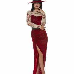 My Fancy Dress Satanic Red Witch Costume Adult