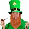 Widmann Leprechaun Top Hat With Beard World Costumes