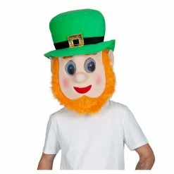 Wicked St Patrick's Day Costumes Leprechaun Mascot Headpiece