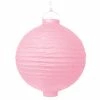 Partydecor Light-up Paper Lantern Pink 20cm