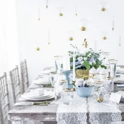 Partydecor Party Supplies Light Blue Paper Napkins