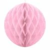 Partydecor Light Pink Honeycomb Party Decoration 20cm