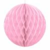 Partydecor Christmas Gift And Decoration Ideas Light Pink Honeycomb Party Decoration 10cm