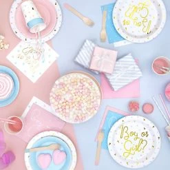 Partydecor Light Pink Paper Napkins Party Supplies