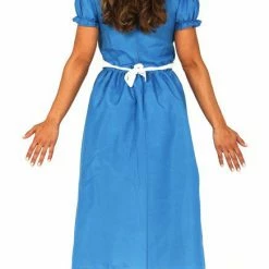 Fiestas Guirca Fairytale Costumes Little Blue Girl Alice Costume Adult
