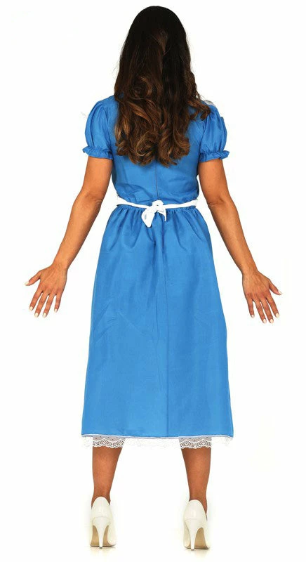 Fiestas Guirca Fairytale Costumes Little Blue Girl Alice Costume Adult