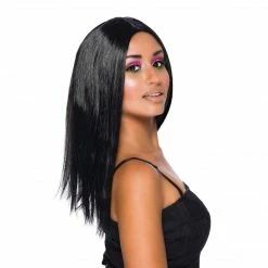 Bristol Long Black Wig