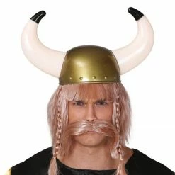 Fiestas Guirca Medieval, Renaissance & Tudor Costumes Viking Helmet - Long Horns