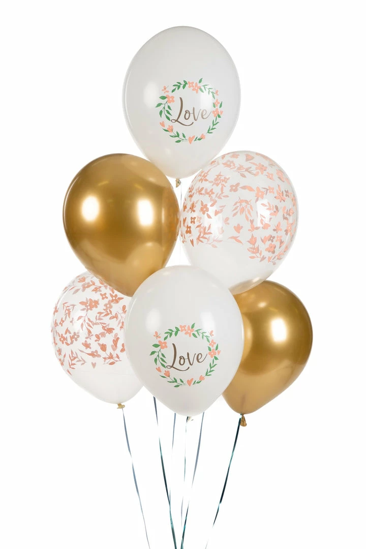 Partydecor Party Supplies Love Balloons 30cm Pack Of 6