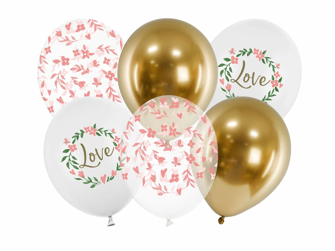 Partydecor Party Supplies Love Balloons 30cm Pack Of 6