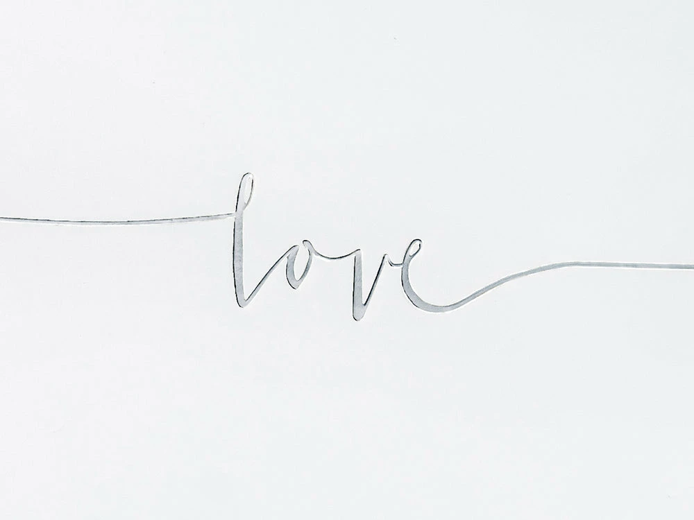 Partydecor Love Wedding Guest Book