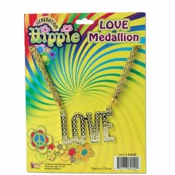 Bristol Love Medallion Necklace 1960's