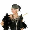 Widmann 1920's Lurex Trimmed Lilly Hat With Feathers