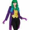 Widmann Superhero & Villiain Mad Joker Ladies Tailcoat Costume