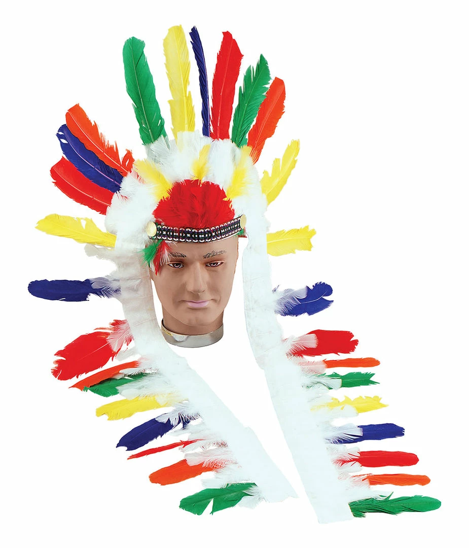 Bristol Western Costumes Indian Headdress Long