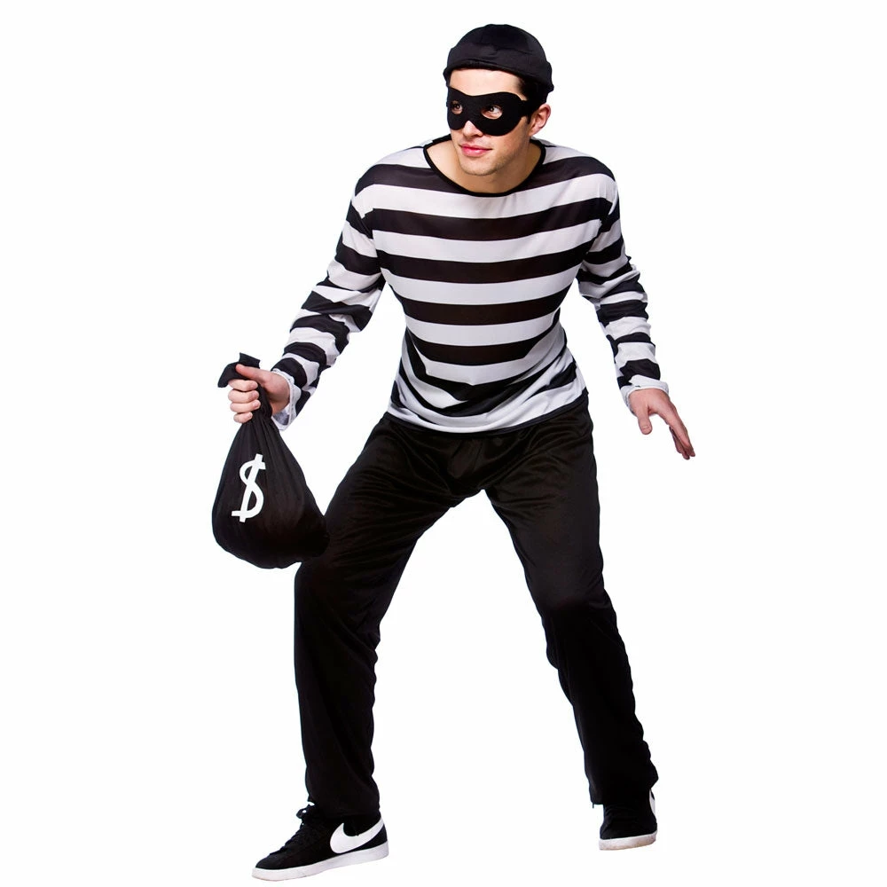 Wicked Burglar And Swag Bag Costume