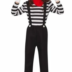 Fiestas Guirca Clown & Circus Mime Artist Costume Girls