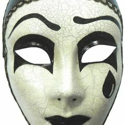 Bristol Costume Accessories Mime Mask With Tear