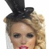 Smiffy's Hats & Headwear Mini Top Hat On A Headband Black