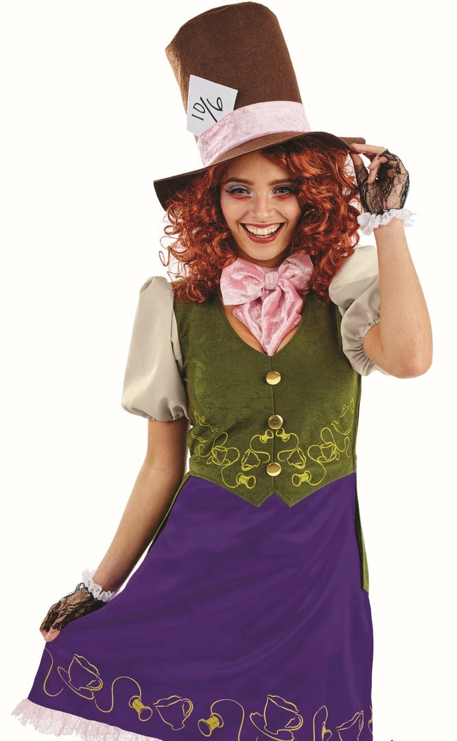 Funshack Fairytale Costumes Miss Mad Hatter Costume