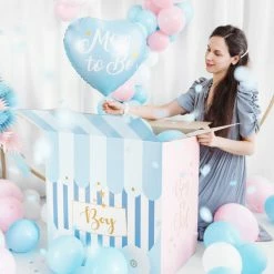 Partydecor Party Supplies Mom To Be Foil Balloon Blue