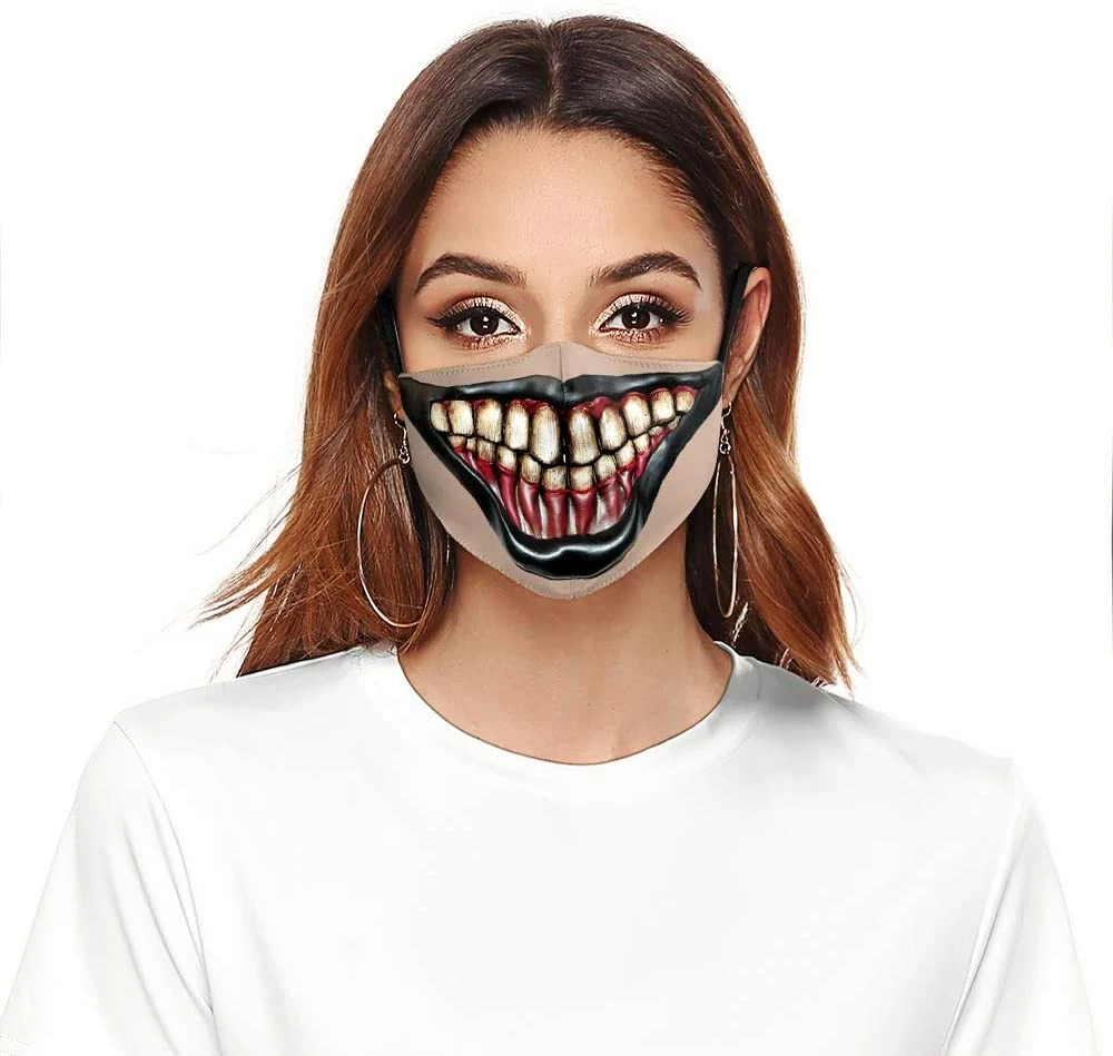 My Fancy Dress Monster Mouth Face Mask Halloween
