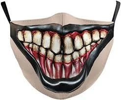 My Fancy Dress Monster Mouth Face Mask Halloween