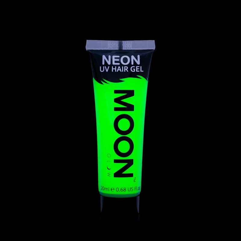 Moonglow Moon Glow 20ml UV Neon Hair Gel Green